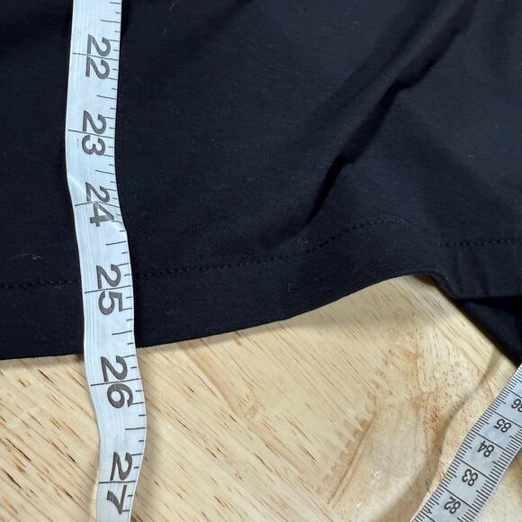 Eileen Fisher Short Sleeve Tencel Black Tie Front Cardigan Top Size L *Damaged* - Picture 7 of 7